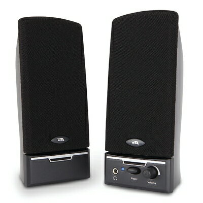 【中古】 Cyber Acoustics 4 Watt 2.0 Computer Speaker System - Black (CA-2014)...