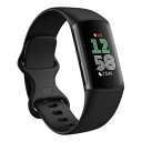 【中古】 【Suica対応】Fitbit Charge 6 トラッカー Obsidian/Black [最大7日間のバッテリーライフ/GPS搭載/スマートウォッ...