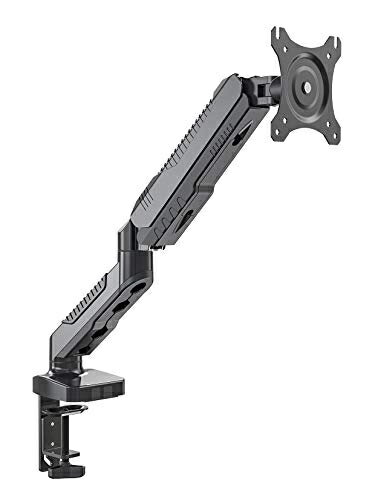 【中古】 JAPANNEXT モニターアーム ガス式 液晶ディスプレイアーム クランプ対応 15-32インチ対応 耐荷重2-6.5kg 4軸 垂直 水平 多関節 JN-GC12V