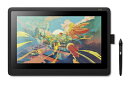 【中古】 ワコム 液タブ 液晶ペンタブレット Wacom Cintiq 16 FHD ブラック オリジナルカスタムブラシセット DTK1660K1D