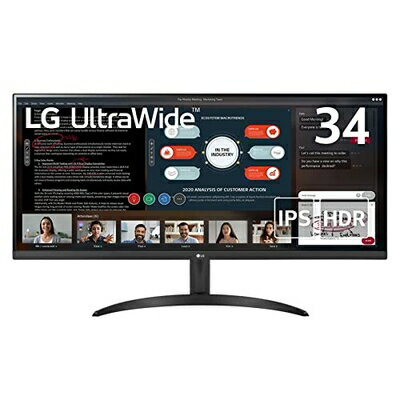 【中古】 LG モニター ディスプレイ 34WP500-B 34インチ /作業効率アップ、ビジネス、プログラミング、トレーディング、グラフィック、映画、ゲーム/21:9 平面ウルトラワイド(2560×1080) / HDR/IPS非光沢 / 75Hz/ FreeSync/ブルーライト低減、フリッカーセー... 【中古】 LG モニター ディスプレイ 34WP500-B 34インチ /作業効率アップ、ビジネス、プログラミング、トレーディング、グラフィック、映画、ゲーム/21:9 平面ウルトラワイド(2560×1080) / HDR/IPS非光沢 / 75Hz/ FreeSync/ブルーライト低減、フリッカーセー...