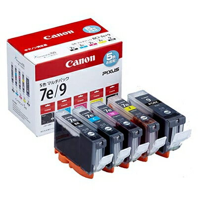 ����š� Canon ���󥯥��� BCI-7e 4�� (BK/C/M/Y) +BCI-9BK �ޥ���ѥå� BCI-7E+9/5MP