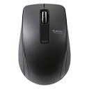 【中古】 エレコム マウス Bluetooth (iOS対応) Mサイズ 3ボタン BlueLED 省電力(電池寿命:約1.) ブラック iPad Pro 20...