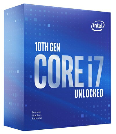 【中古】 INTEL 第10世代CPU Comet Lake-S Corei7-10700KF 3.8GHz 8C/ 16TH BX8070110700KF【 BOX 】 日本正規流通品