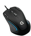【中古】 USB ゲーミングマウス ブラック ロジクール G300s プログラム可能ボタン 左右対称