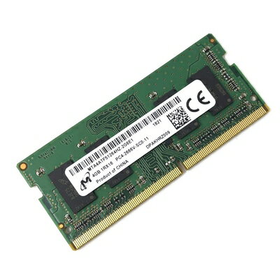 其它 - 【中古】 Micron MTA4ATF51264HZ-2G6E1 非ECC PC4-2666V 4GB DDR4 26Gbit/、260pin SDRAM SODIMM シングルキット ラップトップメモリー - OEM