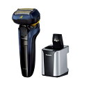 【中古】 パナソニック ラムダッシュ リニア メンズシェーバー 5枚刃 お風呂剃り可 青 ES-CLV7T-A
