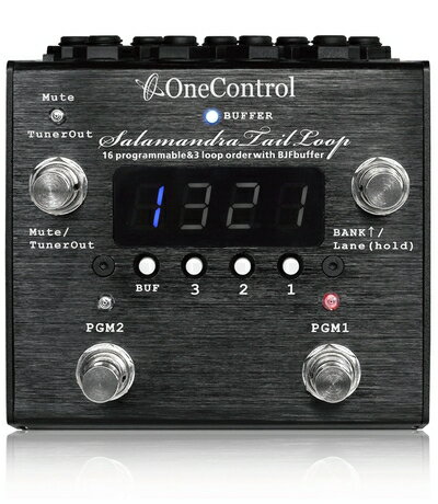 【商品名】One Control ワンコントロール エフェクター 3ループスイッチャー Salamandra Tail Loop（中古品）中古品の特性上、外箱,取り扱い説明書等は基本的には付属いたしません。商品として問題があるものではございません、使用可能品となります。また、商品名に【付属、○○付き、特典】等の記載があっても中古品の場合は基本的にこれらは付属致しません。当店の中古品につきましては商品チェックの上、動作に問題がないものを取り扱っております。ご安心いただきました上でご購入ください。保証等の記載がある場合がございますが、中古品となりますためメーカー保証の対象外となります。あらかじめご承知おきください。【ご注文〜発送完了までの流れ】ご注文は24時間365日受け付けております。ご注文後いただきました後に当店から注文確認メールが送信されます。発送までの期間といたしましては、ご決済完了後より2〜5営業日となります。発送完了後に発送通知番号記載のメールが送付されます。【ご注意事項】当店はお客様都合によるご注文・ご決済後のキャンセル・返品はお受けしておりません。ご承知おきのうえご注文をお願いいたします。当店は一部商品を他モール等と併売させていただいております。完売の際はご連絡させていただきます。予めご承知おきのほどお願いいたします。掲載されております画像はイメージとなります。実際の商品とは色味等異なる場合がございますため、予めご承知おきください。