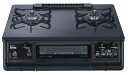 【中古】 パロマ ガスコンロ エブリシェフシリーズ PA-370WA【左強火力/プロパンガス(LPG)】ブラックプラチナ