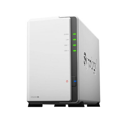 【中古】 Synology DS220j [DiskStation 2ベイ NAS 4コアCPU 512MBメモリ SATA対応]