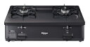 【中古】 パロマ グリルなし シンプル テーブルコンロ 59cmタイプ (左強火) (ブラック) (プロパンガス用) PA-210B-L-LP