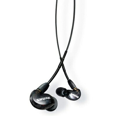 【中古】 SHURE シュア イヤホン AONIC 215 有線 マイク付き SE215DYBK+UNI-A トランスルーセントブラック 高遮音性 ゲーム ゲーミング カナル型 ワイヤレス変換可(別売) MMCX リケーブル プロ仕様 配信 音楽 オーディオリスニング レコーディング 録音 楽器 在宅勤