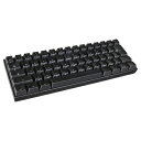 【中古】 センチュリー バックライトLED機能搭載 CHERRYメカニカルキーボード 63キー/日本語配列 『BLACK QUEEN 茶軸』 CK-63CMB-...