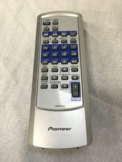 【中古】 パイオニア オーディオリモコン AXD7316