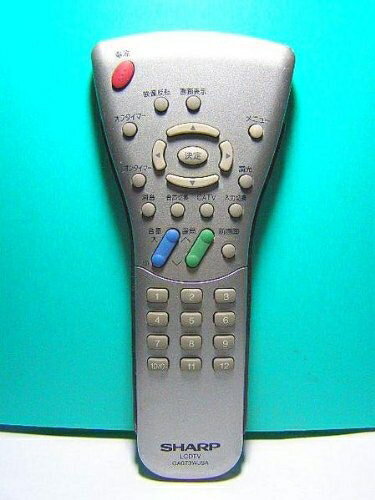 【中古】 シャープ LCDTVリモコン GA073WJSA