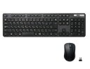 【中古】 エレコム ワイヤレスキーボード マウスセット メンブレン 薄型 フルキーボード ブラック TK-FDM110MBK
