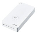 【中古】 エレコム モバイルプリンター スマホ用プリンター eprie 【初回フルセット】 フォトシール(1カートリッジ 10枚)+写真用紙(1カートリッジ10...