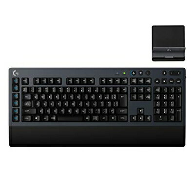 【商品名】Logicool G ロジクール G ゲーミングキーボード ワイヤレス G613 LIGHTSPEED 無線 Bluetooth 接続対応 タクタイル メカニカル 日本語配列 パームレスト 国内正規品【壁紙ダウンロード付き】（中古...