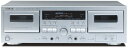 【中古】 TEAC ダブルオートリバースカセットデッキ シルバー W-890RMK2-S