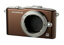【中古】 OLYMPUS ミラーレス一眼 PEN mini E-PM1 ボディ ブラウン E-PM1 BODY BRW