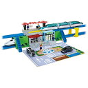 【中古】 タカラトミー プラレール サウンドチェンジ! マイステーション 4WAY 電車 おもちゃ 3歳以上