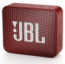 【中古】 JBL GO2 Bluetoothスピーカー IPX7防水/ポータブル/パッシブラジエーター搭載 レッド JBLGO2RED