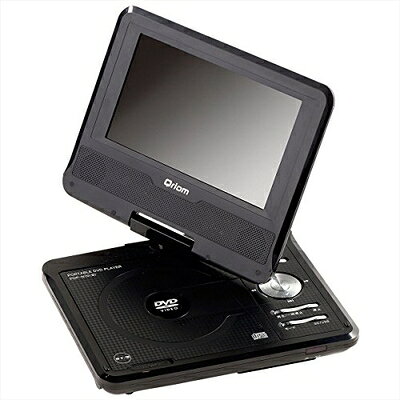 【中古】 山善(YAMAZEN) キュリオム 7インチ ポータブルDVDプレーヤーAC/DC電源 充...