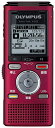 【中古】 OLYMPUS ICレコーダー VoiceTrek 4GB リニアPCM対応 MicroSD対応 RED レッド V-822