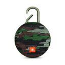 【中古】 JBL CLIP3 Bluetoothスピーカー IPX7防水/パッシブラジエーター搭載/ポータブル/カラビナ付 スクワッド 迷彩 JBLCLIP3S...