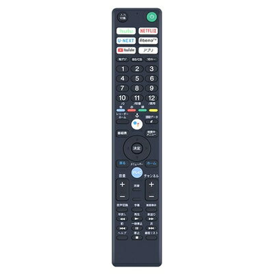 【中古】 WDZP 交換用リモコン RMF-TX400J for ソニー sony ブラビア リモコン 操作簡単 設定不要 KJ-43X8500F KJ-49X8500F KJ-55X8500F KJ-65X8500F KJ-75X8500F KJ-8500F対応 (音声機能なし)
