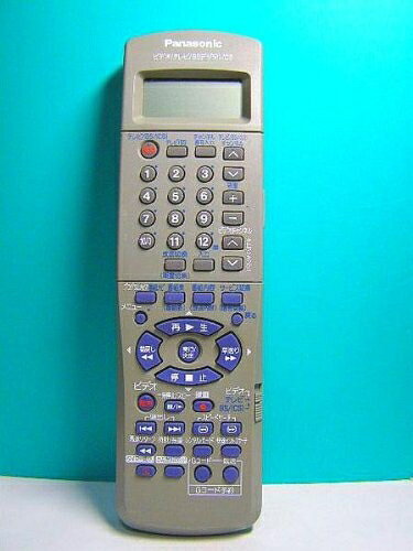【商品名】パナソニック ビデオリモコン EUR7901KM0（中古品）中古品の特性上、外箱,取り扱い説明書等は基本的には付属いたしません。商品として問題があるものではございません、動作確認済みとなります。商品名に【付属、特典、○○付き、ダウンロードコード】等の記載があっても中古品の場合は基本的にこれらは付属致しません。当店の中古品につきましては商品チェックの上、動作に問題がないものを取り扱っております。ご安心いただきました上でご購入ください。保証等の記載がある場合がございますが、中古品となりますためメーカー保証の対象外となります。あらかじめご承知おきください。【ご注文〜発送完了までの流れ】ご注文は24時間365日受け付けております。当店から商品発送後に発送通知メールが送信されます。発送までの期間といたしましては、ご決済完了後より2〜5営業日程度となります。【ご注意事項】当店はお客様都合によるご注文・ご決済後のキャンセル・返品はお受けしておりません。ご承知おきのうえご注文をお願いいたします。当店は一部商品を他モール等と併売させていただいております。完売の際はご連絡させていただきます。予めご承知おきのほどお願いいたします。掲載されております画像はイメージとなります。実際の商品とは色味等異なる場合がございますため、予めご承知おきください。
