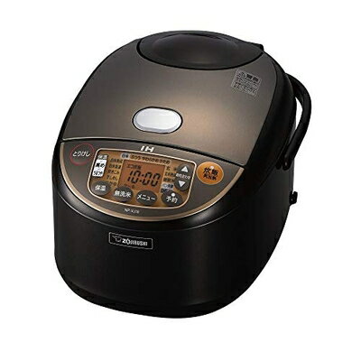【中古】 象印 炊飯器 一升 IH式 極め炊き ブラウン NP-VJ18-TA