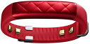 【中古】 Jawbone UP3 ワイヤレス活動量計リストバンド 睡眠計 心拍計 ルビー クロス JL04-0202ACE-JP