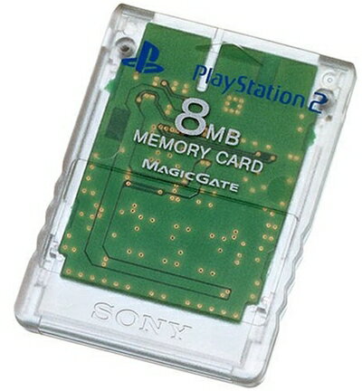 【中古】 Playstation 2 専用メモリーカード(8MB)クリスタル 【中古】 Playstation 2 専用メモリーカード(8MB)クリスタル