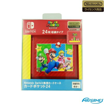 ����š� Nintendo Switch���ѥ����ɥ����� �����ɥݥ��å�24 �����ѡ��ޥꥪ ���󥸥祤ver.