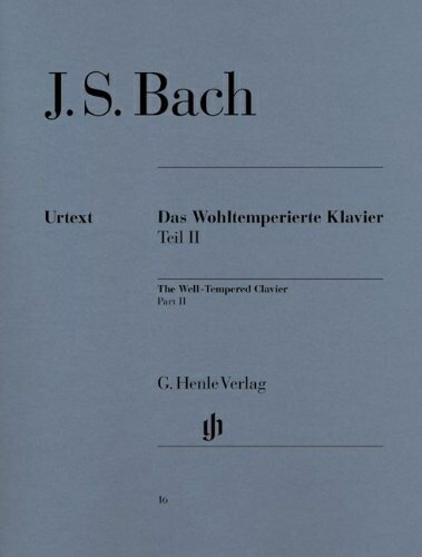 【中古】 バッハ, J. S.: 平均律クラヴィーア曲集 第2巻 BWV 870-893/ヘンレ社/原典版(2007年改訂版/A. シフによる運指付き)