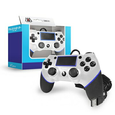 【中古】 PS4 有線コントローラ ホワイト 2m 【中古】 PS4 有線コントローラ ホワイト 2m