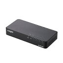 【中古】 エレコム スイッチングハブ ギガビット 8ポート マグネット付き 電源内蔵 EHC-G08PN-JB