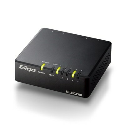 【中古】 エレコム スイッチングハブ ギガビット対応 5ポート マグネット付 AC電源 ブラック EHC-G05PA4-JB 【中古】 エレコム スイッチングハブ ギガビット対応 5ポート マグネット付 AC電源 ブラック EHC-G05PA4-JB