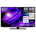 【中古】 シャープ 48V型 有機EL テレビ AQUOS OLED 4T-C48EQ2 4K チューナー内蔵 Google TV (202モデル)