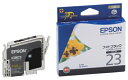 【中古】 EPSON ICBK23 インクカートリッジ(フォトブラック)