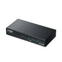 【中古】 エレコム スイッチングハブ ギガビット 8ポート 金属筐体 マグネット付 電源内蔵 ブラック EHC-G08MN2-HJB