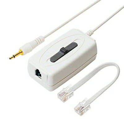 【中古】 ミヨシ MCO 通話録音アダプター 受話器用 DRA-H44/WH