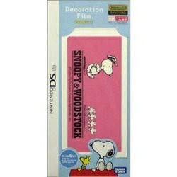 【中古】 ニンテンドーDS Lite専用 デコレーションフィルム Peanuts:ピンク
