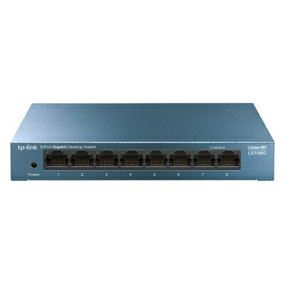 【商品名】TP-Link 8ポート スイッチングハブ ギガビット 金属筐体 設定不要 ライフタイム LS108G（中古品）中古品の特性上、外箱,取り扱い説明書等は基本的には付属いたしません。電話機・FAX機などで子機が複数台ある商品につきましては、子機が付属しない場合もございます。当店の中古品につきましては商品チェックの上、動作に問題がないものを取り扱っております。ご安心いただきました上でご購入ください。保証等の記載がある場合がございますが、中古品となりますためメーカー保証の対象外となります。あらかじめご承知おきください。【ご注文〜発送完了までの流れ】ご注文は24時間365日受け付けております。当店から商品発送後に発送通知メールが送信されます。発送までの期間といたしましては、ご決済完了後より2〜5営業日程度となります。【ご注意事項】当店はお客様都合によるご注文・ご決済後のキャンセル・返品はお受けしておりません。ご承知おきのうえご注文をお願いいたします。当店は一部商品を他モール等と併売させていただいております。完売の際はご連絡させていただきます。予めご承知おきのほどお願いいたします。掲載されております画像はイメージとなります。実際の商品とは色味・付属品等が異なる場合がございますため、予めご承知おきください。