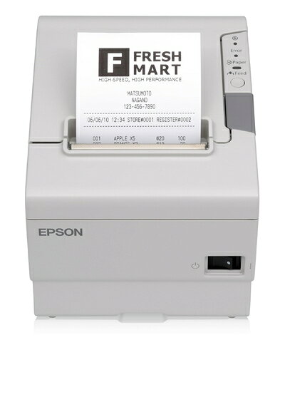 【中古】 Epson TM-T88V, USB, Ethernet, White