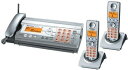【中古】 Panasonic デジタルコードレス普通紙ファクス(子機2台付き) シルバー KX-PW506DW-S