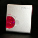【中古】 SHARP シャープ MD-ST500-P ピンク ポータブルMDプレーヤー(MD再生専用機)