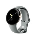 【中古】 Google グーグル Pixel Watch 心拍計 Champagne Gold ステンレス ケース / Hazel アクティブ バンド(Wifi...