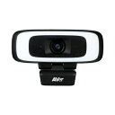 【中古】 アバー Webカメラ CAM130 広角120度 4K対応 最大5倍デジタルズーム 自動画角調整機能 マイク&LED照明搭載 テレワーク・小会議室向け